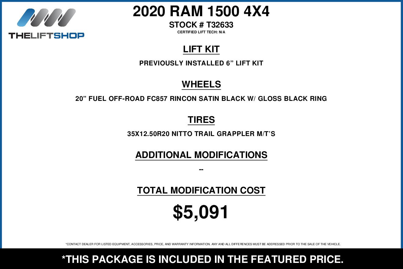 ram ram 1500 pickup 2020 1C6SRFFT5LN303907 image ram ram 1500 pickup 2020 1C6SRFFT5LN303907 image
